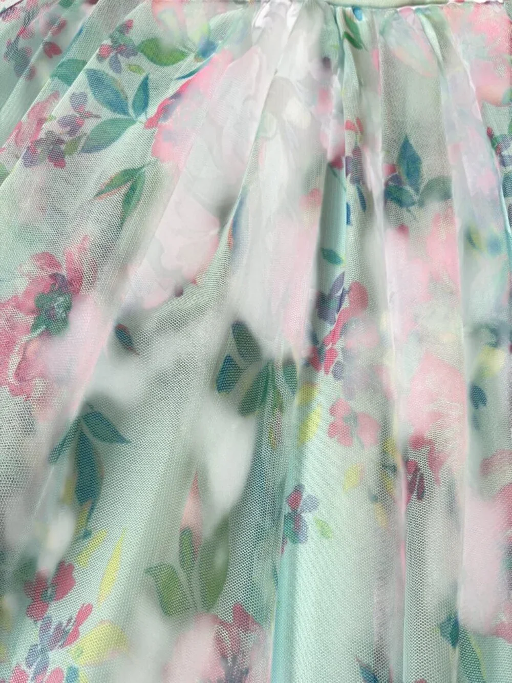 Girls Floral Zunie Dress Size XS